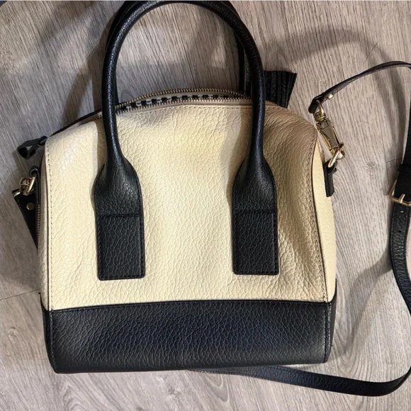 Kate Spade Two-Tone Black and Cream Handbag - Picture 4 of 6